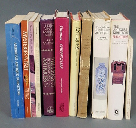 Ten hard-bound and paperback books