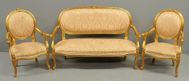 Louis XVI style gilded child s 159d7d