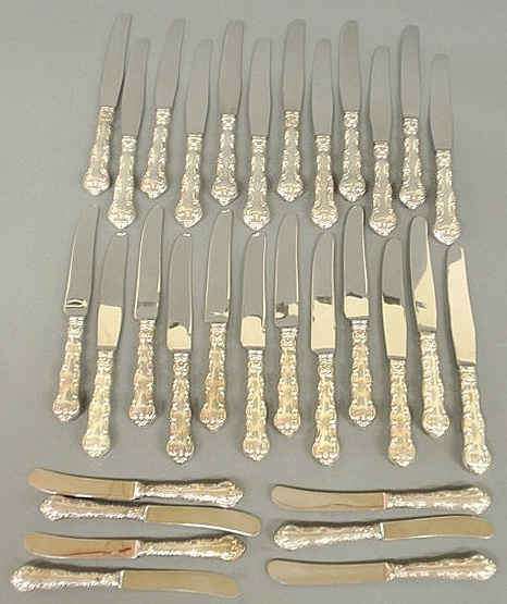 Group of Birks sterling silver knives
