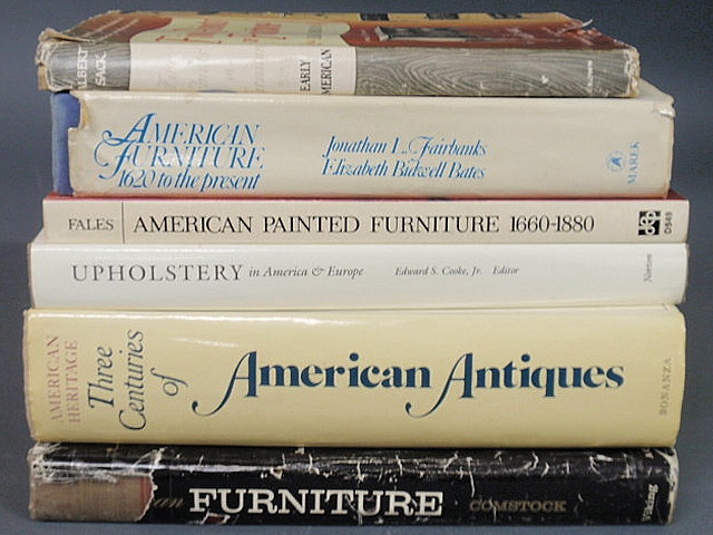 Six books on American furniture