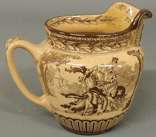 Royal Doulton pitcher with transfer