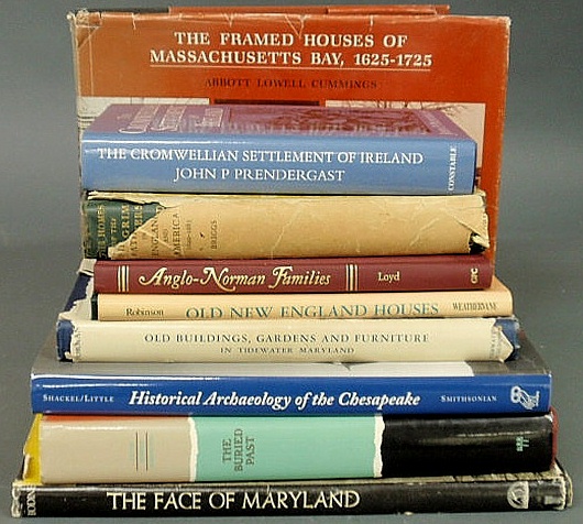 Nine books on regional historic