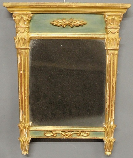 French gilt carved mirror 19th