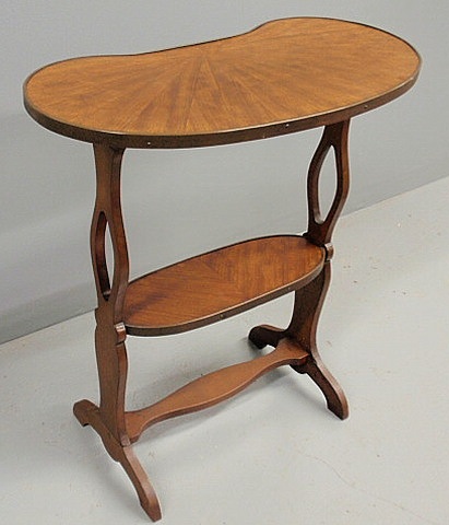 French fruitwood end table with 159dfc