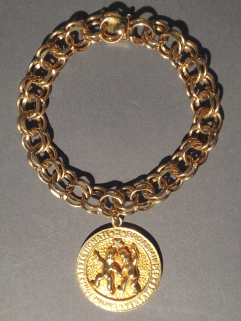 Bracelet 14k gold links with a 159dfe