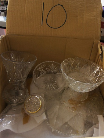 A large collection of various glassware