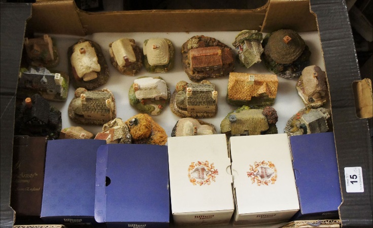 A collection of various pottery Cottages