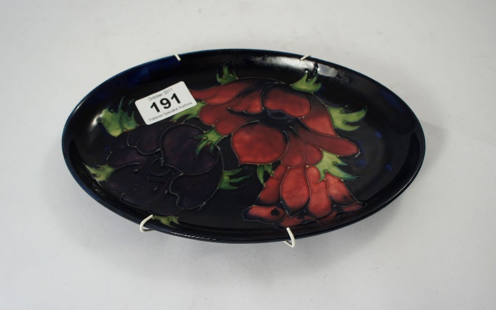 Moorcroft Oval Dish decorated with 159eb2