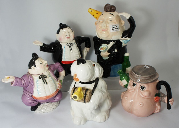 A collection of Novelty Teapots 159ec5