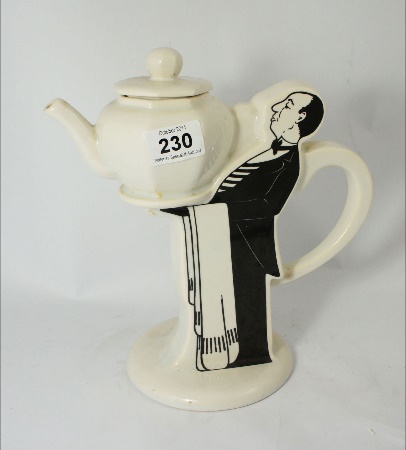 Silver Crane Novelty Teapot of