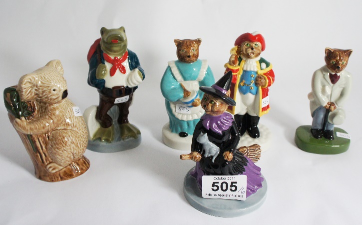 A collection of Wade Figures comprising