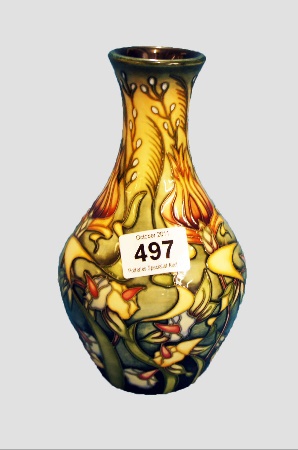 Moorcroft Vase decorated with Flowers 159fa1