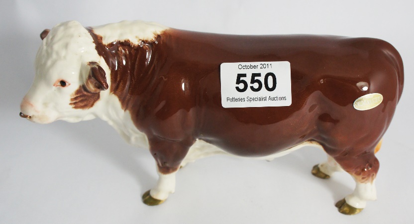 Beswick Model of a Polled Hereford Bull