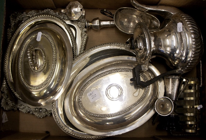 A collection of Silver Plated items