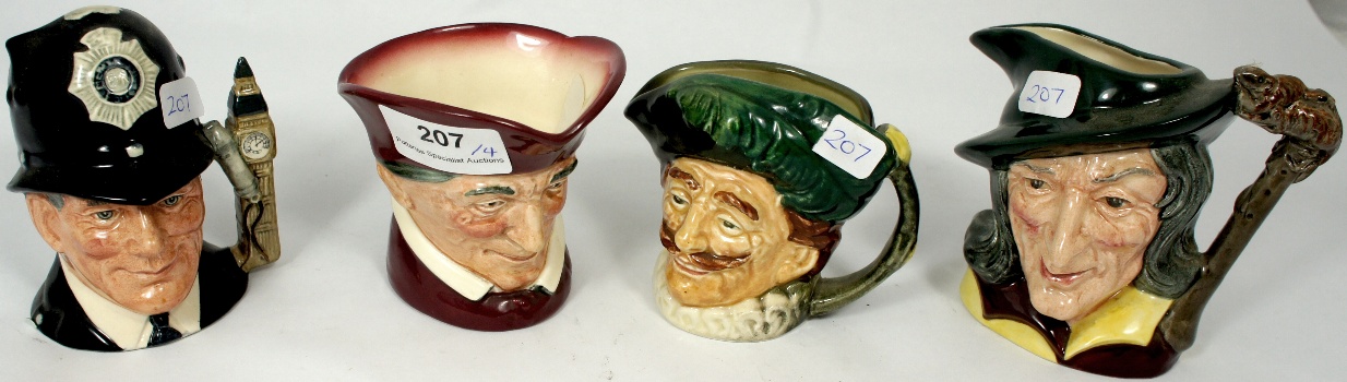 Royal Doulton Small Character Jugs 15a060