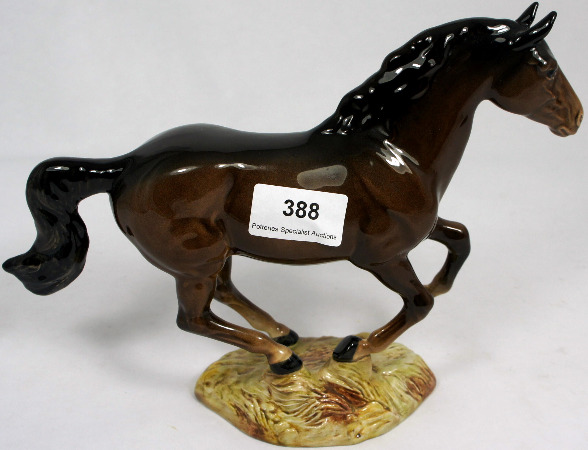 Beswick Galloping Brown Horse on