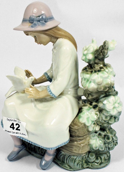 Lladro Nao Large Figure of a Girl 15a3d4
