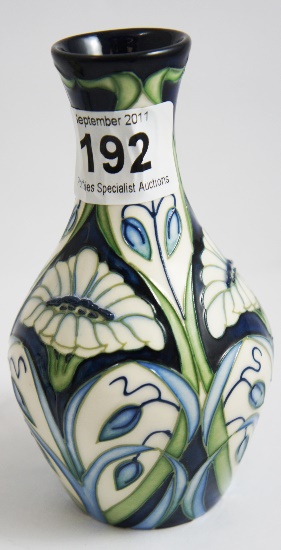 Moorcroft Vase Decorated with White