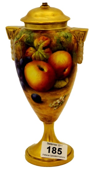 Royal Worcester Two Handled Vase