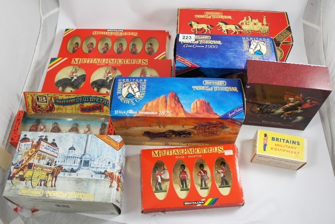 Ten Boxes of Toy Soldiers and Vehicles 15a45d