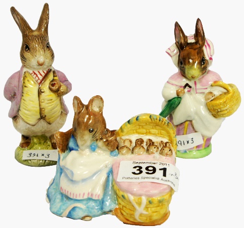 Beswick Beatrix Potter Figures Mrs Rabbit