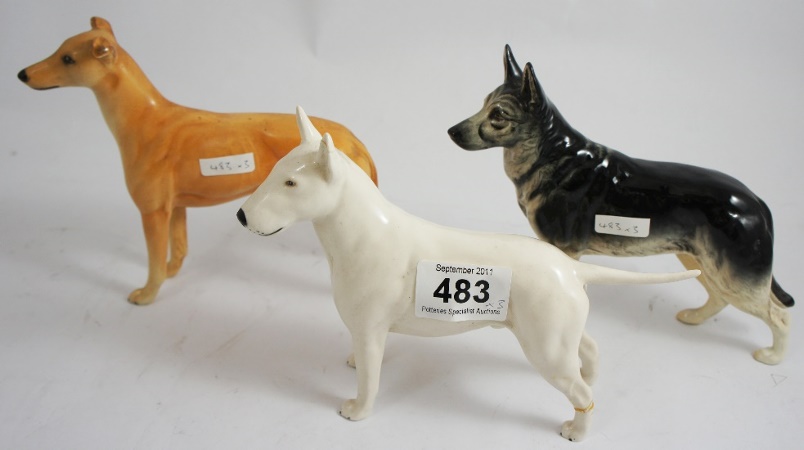 Beswick Greyhound 972 tail missing  15a530