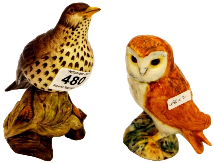 A Beswick Songthrush 2308 and a