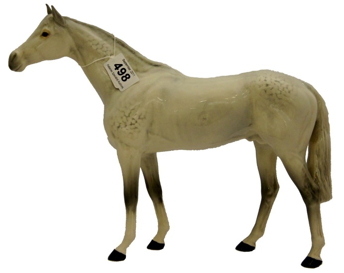 Beswick Large Racehorse in Grey 15a53b