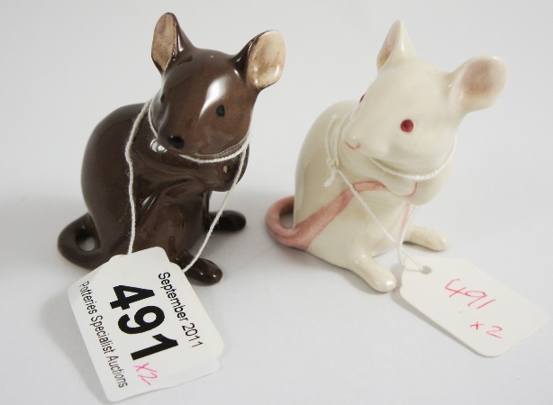 Beswick Mouse 1678 in Pink and 15a537