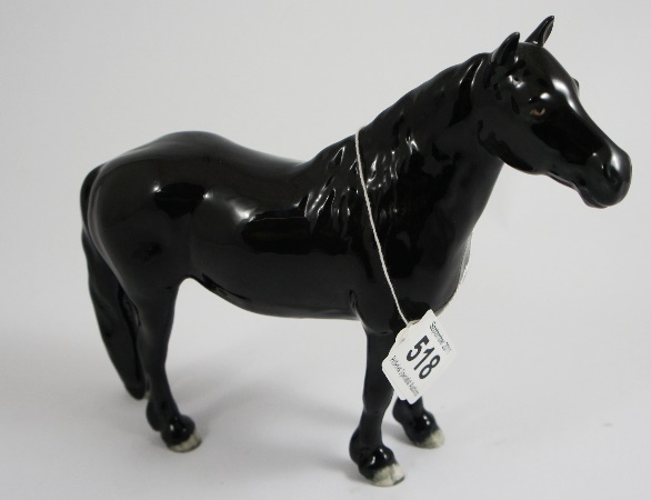 Beswick Black Gloss Fell Pony 1647 15a548