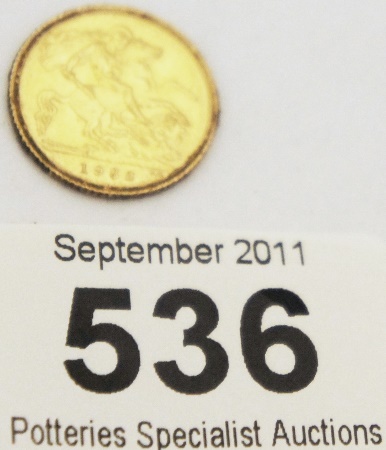 Gold Half Sovereign dated 1982