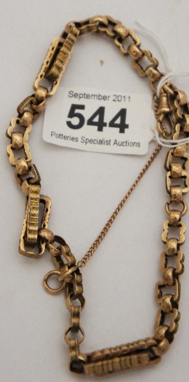 Victorian Rose Gold Watch Chain 15a55e