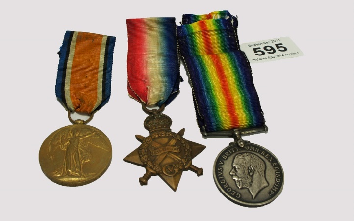 World War I Medal Group Awarded