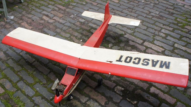 1970s Model Aeroplane with Petrol Engine