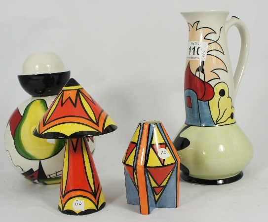 Lorna Bailey Jug in the Red Roof Design