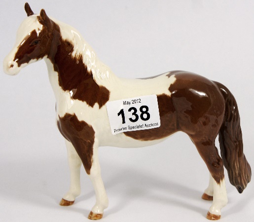 Beswick Pinto Brown and White 1373