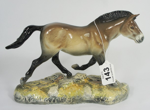 Beswick Horse on Ceramic Base