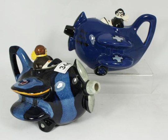 Cartlon Ware Tea Pots Blue Max 15a836