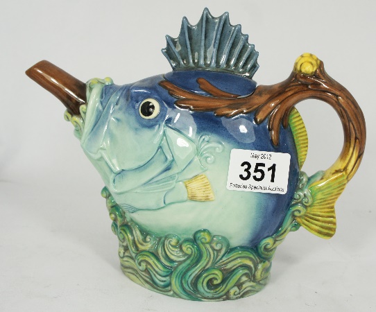 Minton Majolica Character Tea Pot