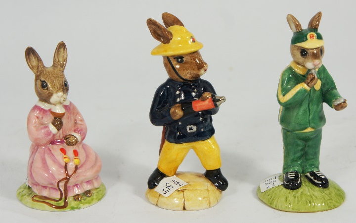 Bunnykins Figures Polly DB71 Fireman 15a8c2