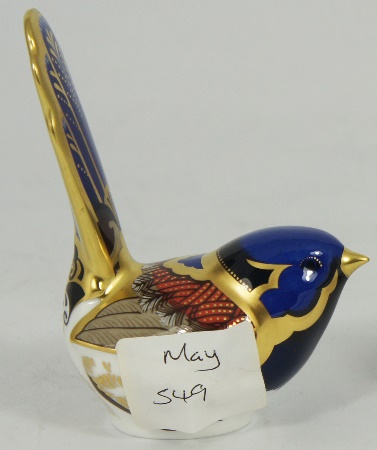 Royal Crown Derby Paperweight Wren