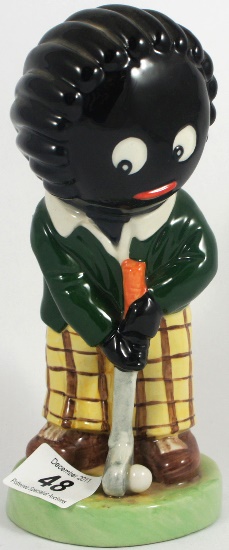 Carltonware figure of a Golly Golfer