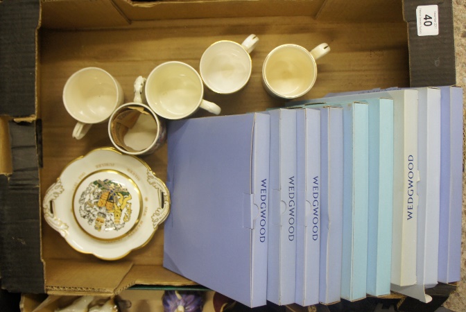 Tray lot comprising Wedgwood Commemoratives