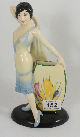 Carltonware figure of Clarice Cliff