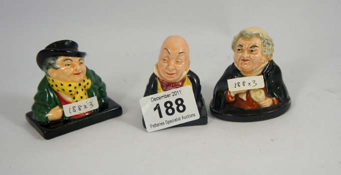 Royal Doulton Miniature Busts of