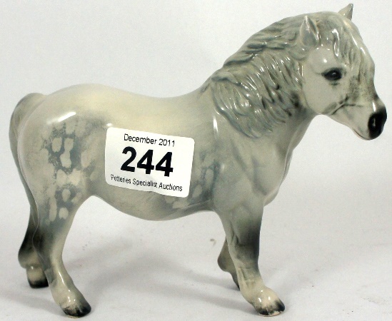 Beswick Grey Shetland Pony H185 15a97e