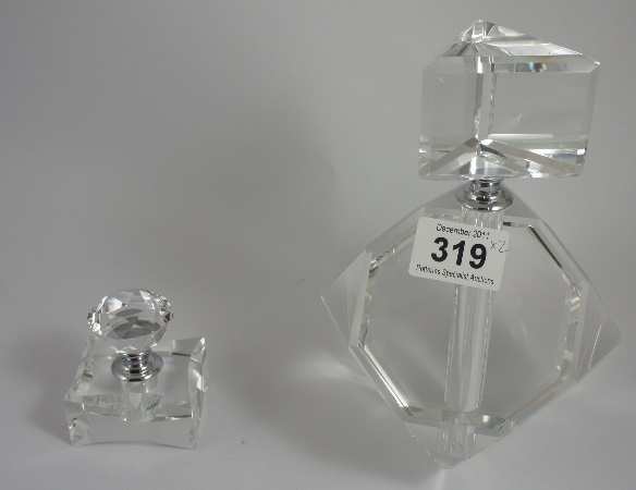 Large Deco Crystal Bottle Perfume Holder