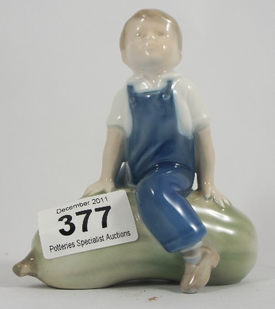 Old Royal Copenhagen Figure of a Boy