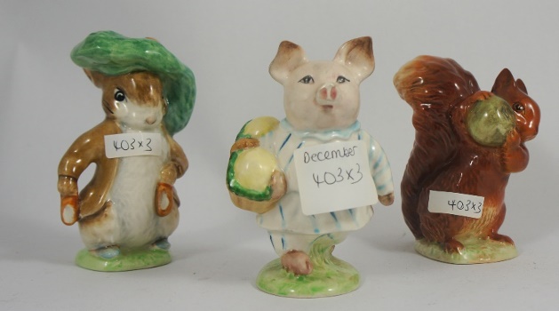 Beswick Beatrix Potter Figures Squirrel