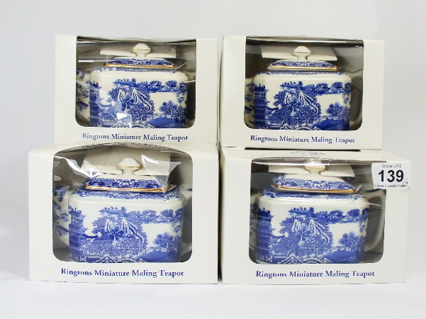 Ringtons Miniature Mailing Tea Pots